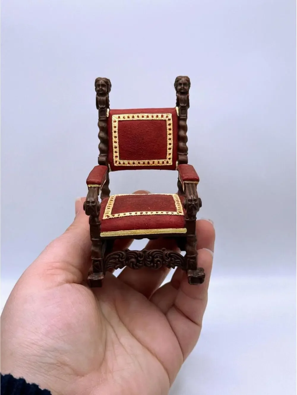 1:12 Scale Miniature Chair, Raine 2000 Biltmore Col. Mr. Vanderbilt’s Chair